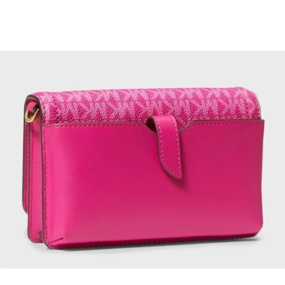Michael Kors Jet Set Wild Berry Crossbody Nwt - Picture 2 of 7
